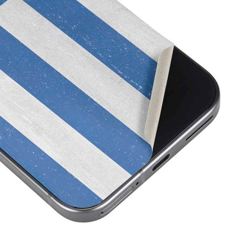 Greece Flag Distressed Google Pixel 9 Pro Skin